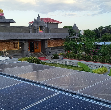 Temple Rooftop Plant